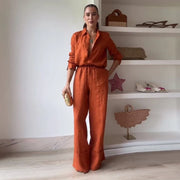 High-Waist Silk Three-Piece Lounge Set – Shop at OWNLUXE