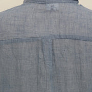 Women's Pleated Cotton-Spandex Blouse – Classic Turn-Down Collar Shirt