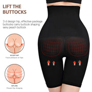 Plus Size High Waist Trainer Shorts – Firm Tummy Control