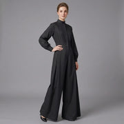 High-Waist Relaxed-Fit Jumpsuit | OWNLUXE