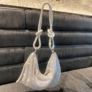 Crystal Hobo Evening Bag | OWNLUXE