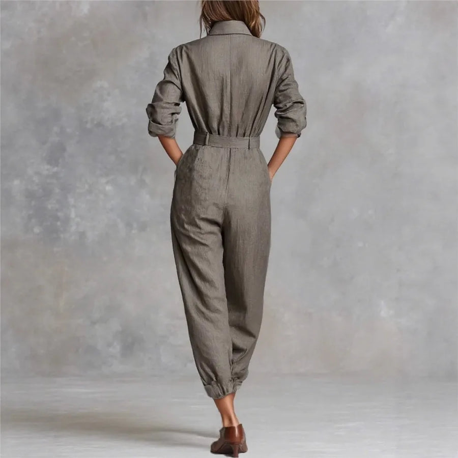 Women's Long Sleeved Jumpsuit | OWNLUXE