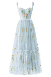 Sleeveless Mesh Ceremonial Dresses | OWNLUXE