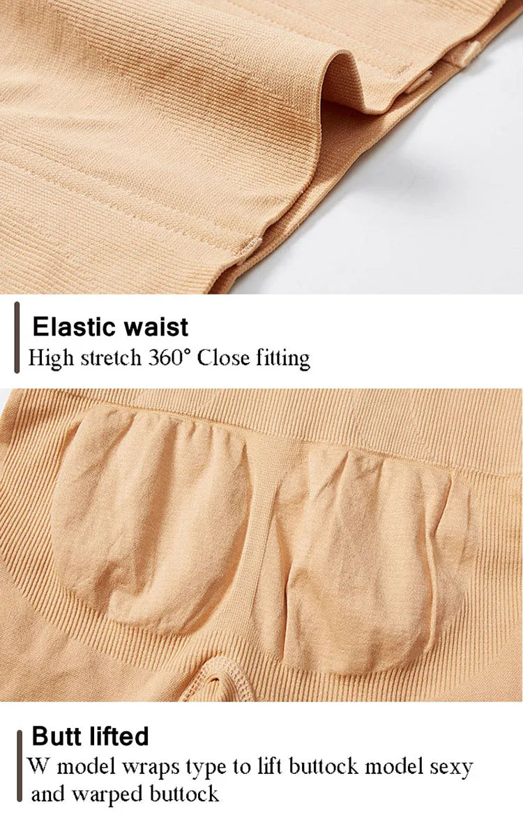 High-Waist Tummy Control Shaper Shorts - Butt Lifter Shapewear