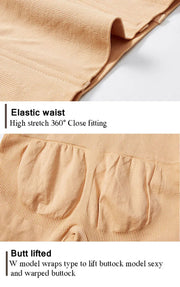 High-Waist Tummy Control Shaper Shorts - Butt Lifter Shapewear