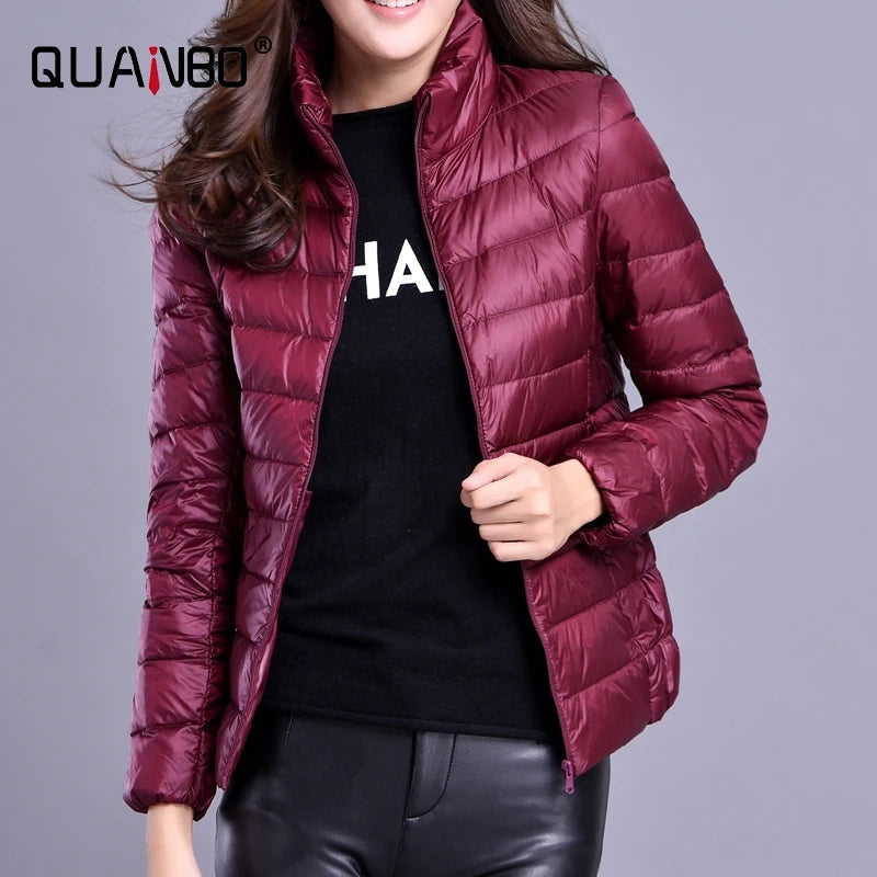 Women Spring Jacket Fashion Short Ultra Lightweight | OWNLUXE