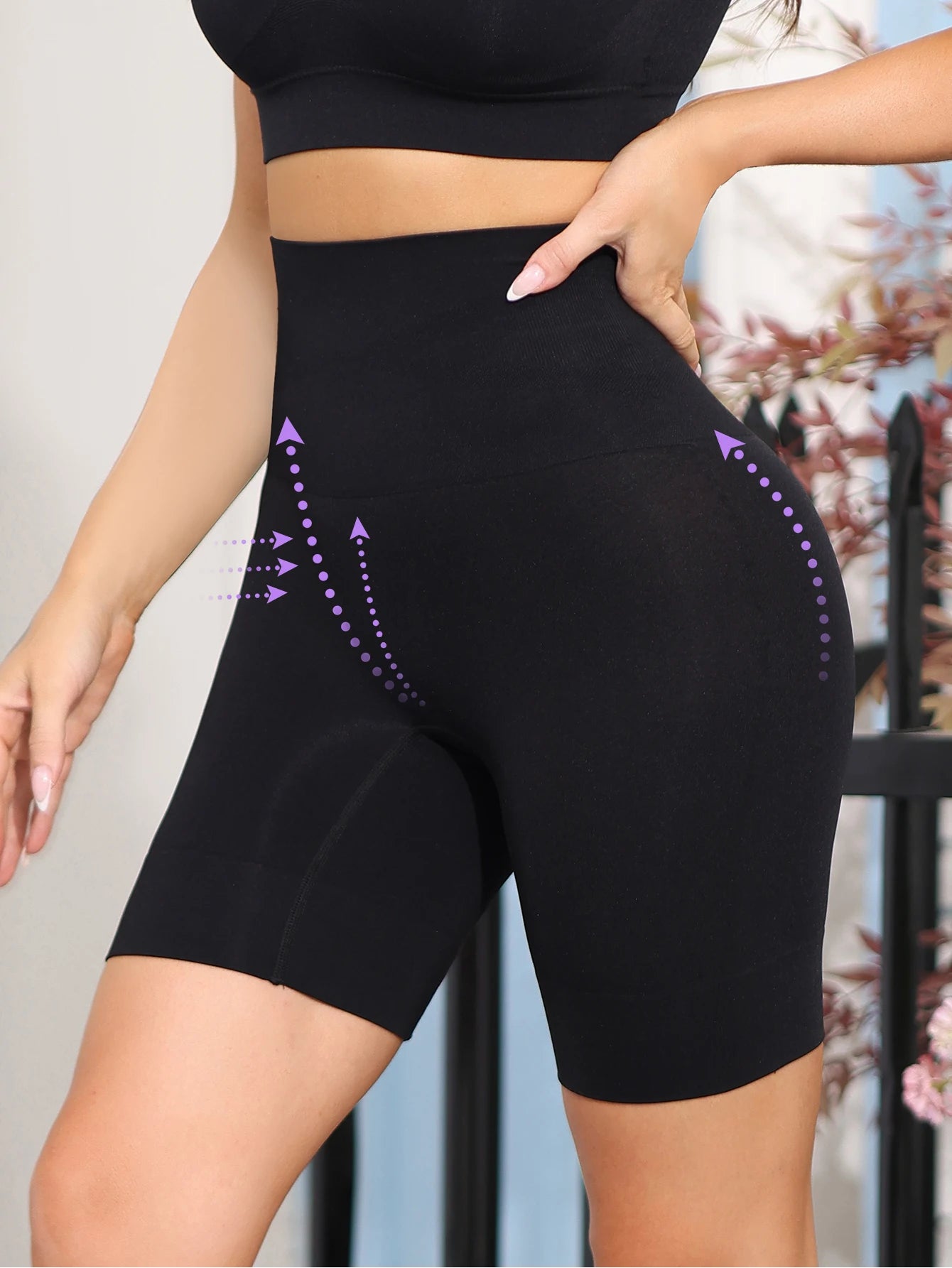 High Waist Butt Lifter Shapewear Panties - Tummy Control Boyshorts