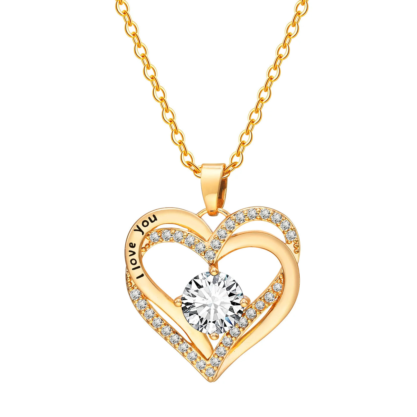 Heart Necklace – "I Love You" Pendant | OWNLUXE
