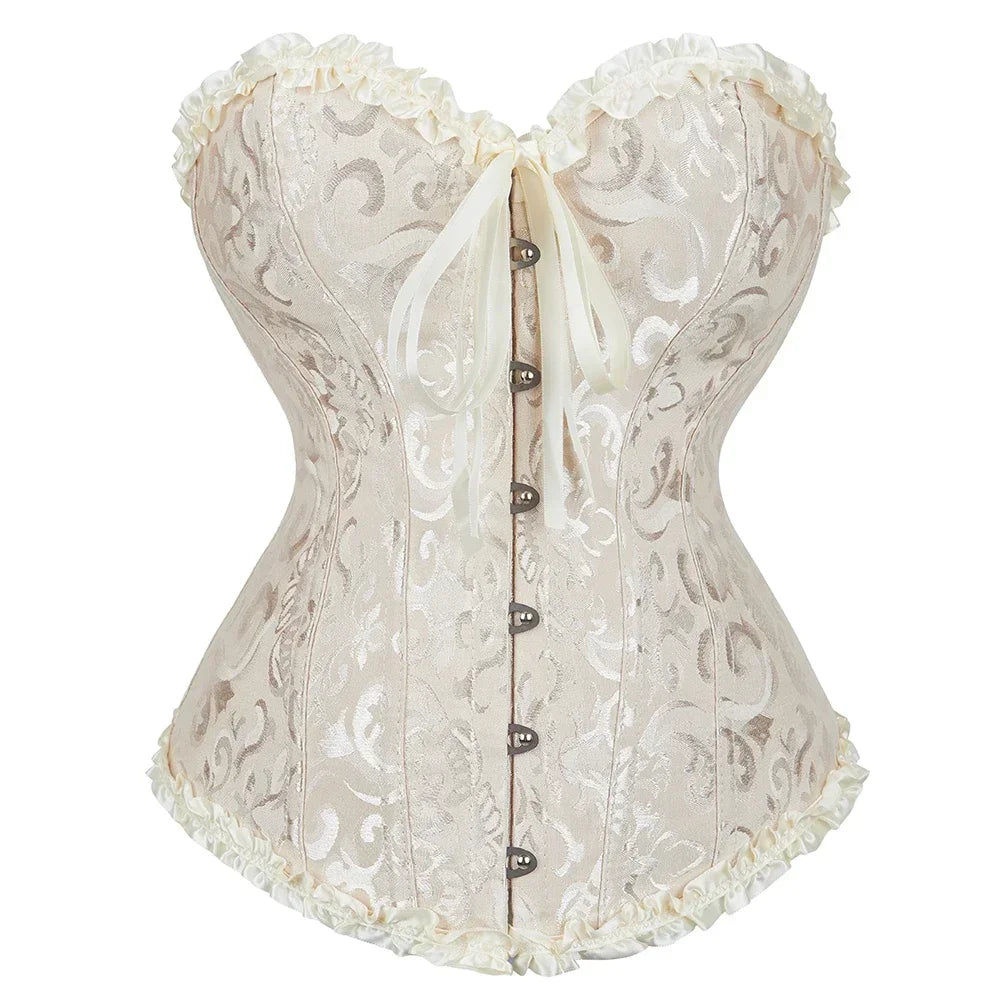 Victorian Lace-Up Corset Bustier | OWNLUXE