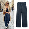 Women's High-Waist Denim Pants | OWNLUXE