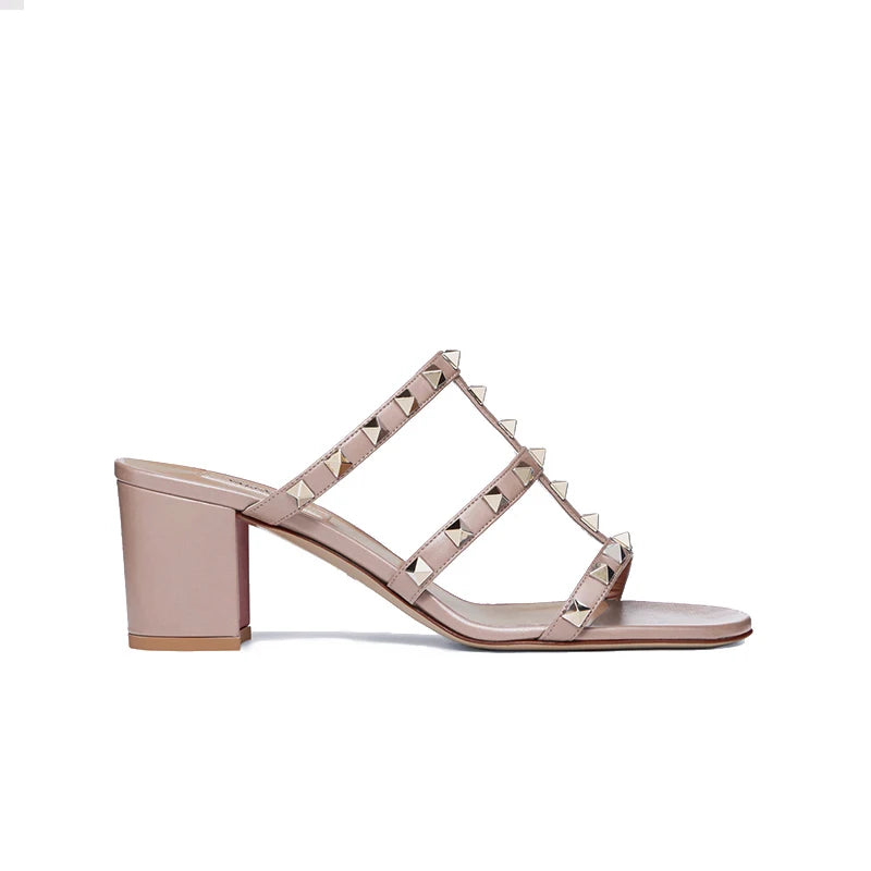 Women's Leather Heels (White Matte) – Shop at OWNLUXE