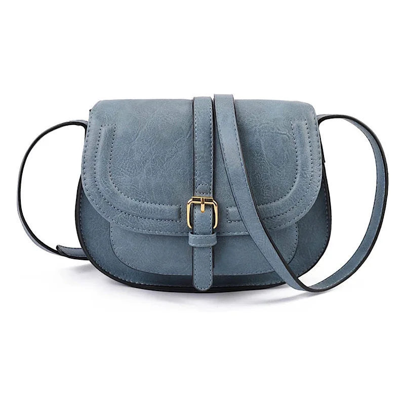 Boho Saddle Crossbody Bag - PU Leather with Adjustable Strap | OWNLUXE