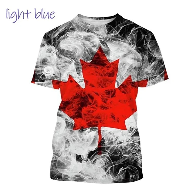 I Love Canada Flag Graphic T Shirt For Men Clothing T-Shirt | OWNLUXE