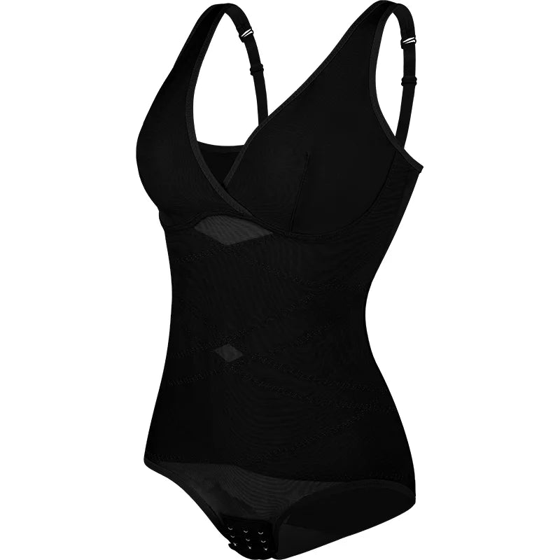 Full Body Shaper Bodysuit - Breathable Tummy Control & Butt Lifter with Mesh Design