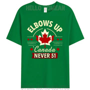 Elbows Up Canada Never 51 - Stand Strong T-Shirt