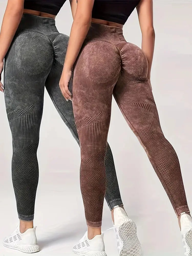 Women's Seamless High-Waist Pencil Pants – Stretchy, Breathable & Quick-Dry