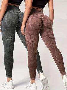 Women's Seamless High-Waist Pencil Pants – Stretchy, Breathable & Quick-Dry