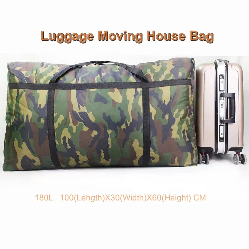 Camouflage Travel Tote Bag – Lightweight Oxford Weekender