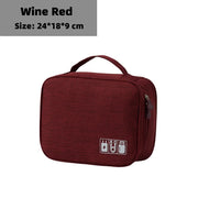 Travel Cosmetic Makeup Bag – Compact Polyester Toiletry Case