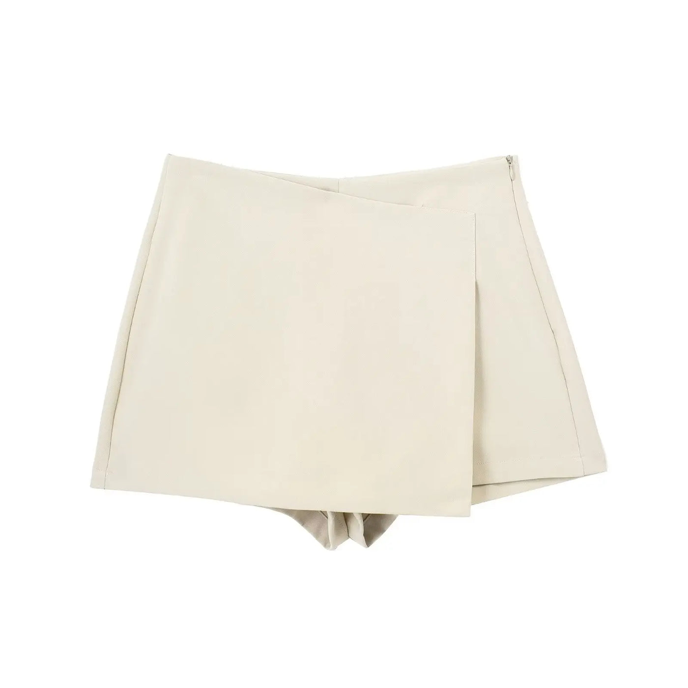 Women's High Waist Vintage Shorts (Orange) | OWNLUXE