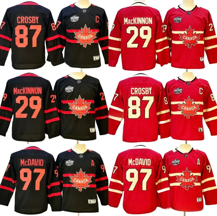 Canada Team Ice Hockey Jersey – Embroidered Training Uniform