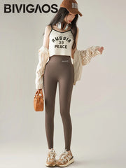 High-Waist Printed Sport Seamless Leggings | OWNLUXE