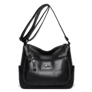 Stylish Patchwork Tote Bag - Soft Microfiber & Chic Sequins