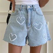 Washed High-Waist Denim Pants | OWNLUXE