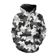 Fashion 3D Printed Camouflage Pattern Hooded Sweatshirt | OWNLUXE