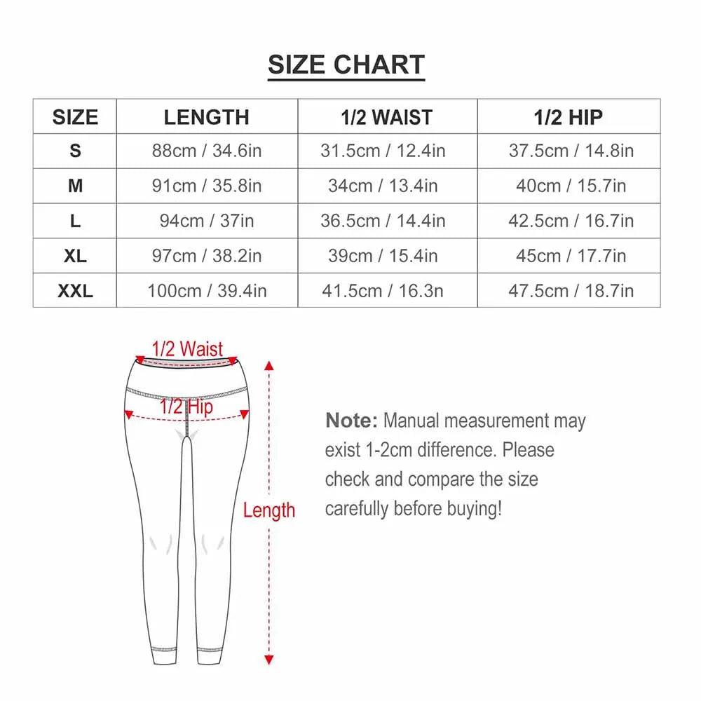 Women's High-Waist Printed Leggings – Stretchy, Comfortable & Casual