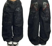 2026 American Trend Straight Jeans - Hip Hop Wide Leg Unisex