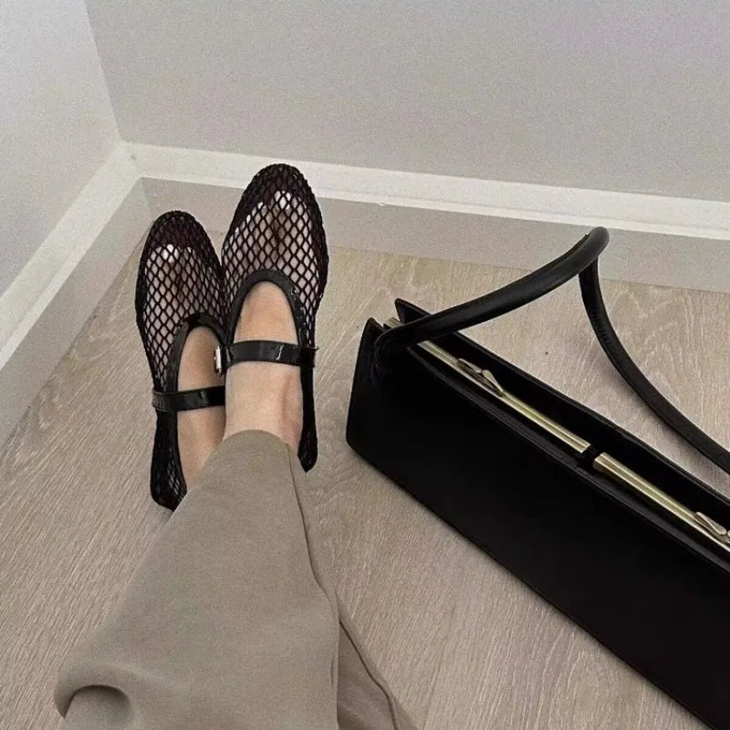 Women's Pointed Toe Breathable Mesh Flats – Shop at OWNLUXE