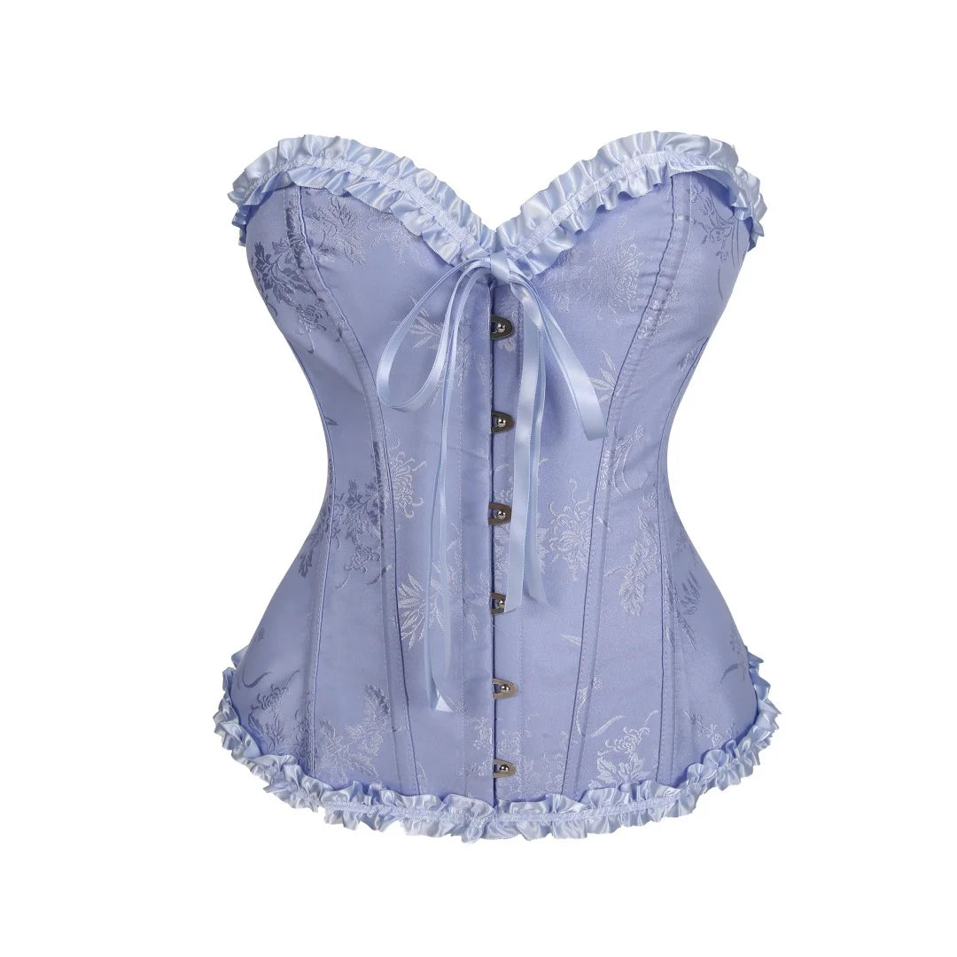 Ruffle Overbust Push-Up Top | OWNLUXE