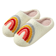 Winter Plush Family House Slippers – Warm Non‑Slip Slides