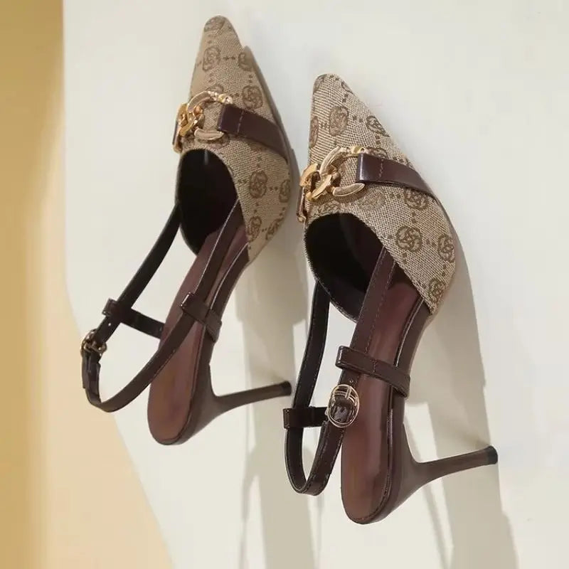 Women's Baotou Sandals Heels – Shop at OWNLUXE