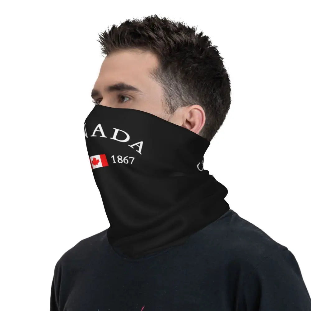 Canadian Flag Maple Leaf Neck Gaiter | OWNLUXE
