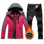 Load image into Gallery viewer, Women’s Waterproof Ski Jacket – Warm Hooded Snow Shell
