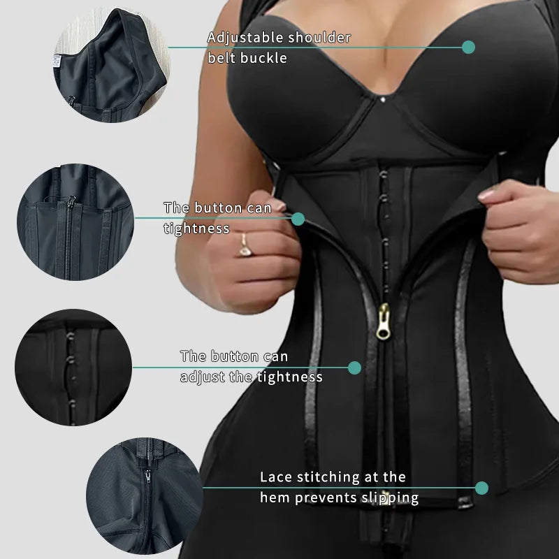 Full Body Shaper Bodysuit | Double Tummy Control | OWNLUXE