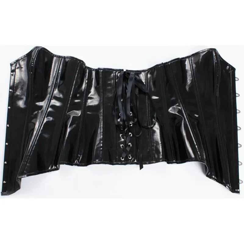 PVC Leather Corset Bustier | OWNLUXE