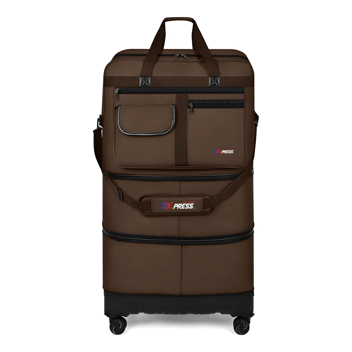 Foldable Rolling Travel Bag – Expandable Large Luggage