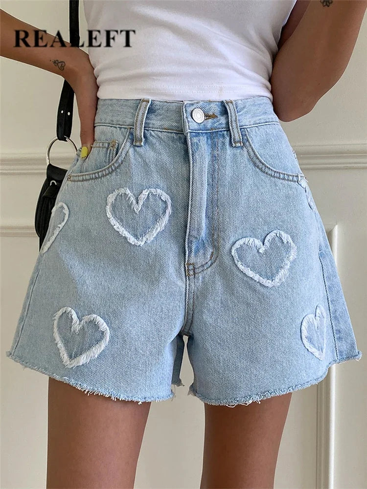 Washed High-Waist Denim Pants | OWNLUXE