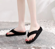 Women’s Platform Wedge Flip Flops – Lightweight EVA Height