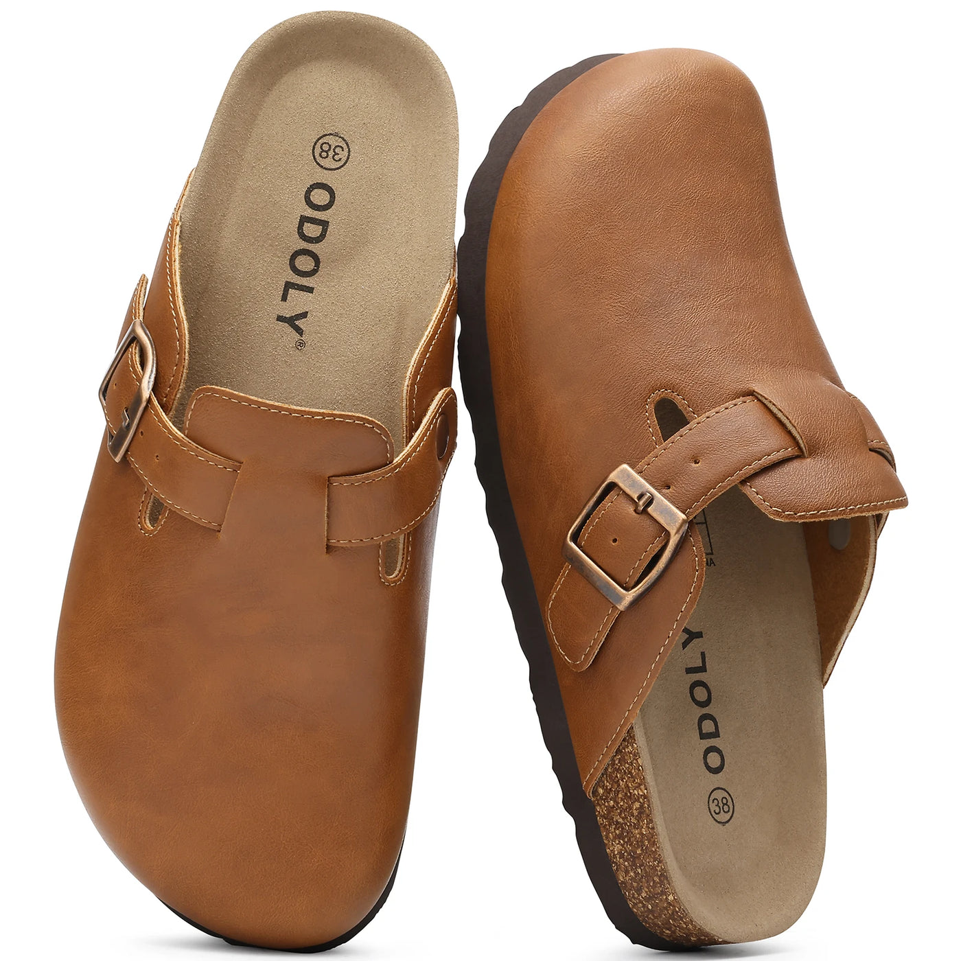 Unisex Arch Support Leather Slippers – Shop at OWNLUXE