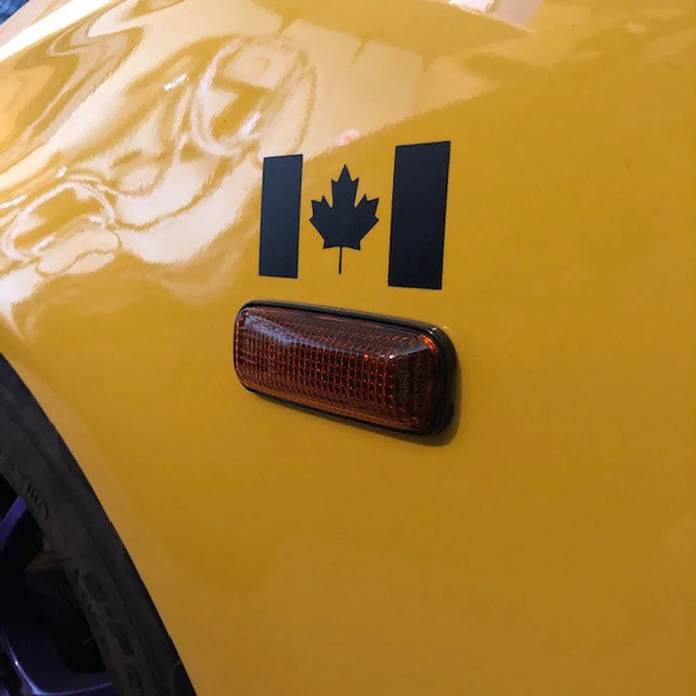 Canada Flag Car Stickers – Vinyl Decals for Windows, Bumper & Interior | OWNLUXE