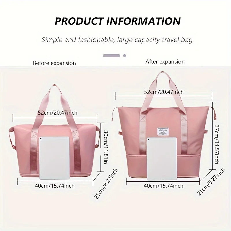 Ultra-Light Travel Duffle Bag – Versatile Nylon Weekender