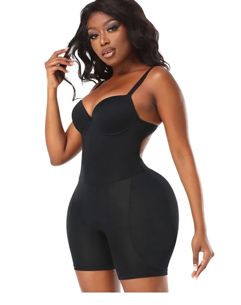 Padded Hip Enhancer Bodysuit Butt Lifter Shapewear