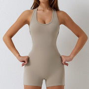 Yoga Slim-Fit Sleeveless Jumpsuit | OWNLUXE