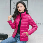 Women Spring Jacket Fashion Short Ultra Lightweight | OWNLUXE