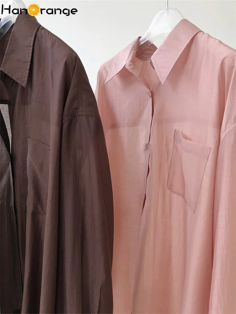 Lyocell Long-Sleeve Blouse | OWNLUXE