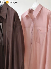 Lyocell Long-Sleeve Blouse | OWNLUXE